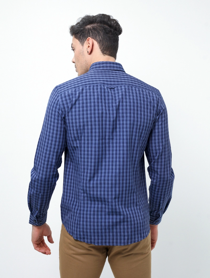 Chemise slim carreaux